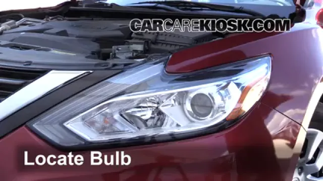 2017 Nissan Altima SL 2.5L 4 Cyl. Lights Highbeam (replace bulb)